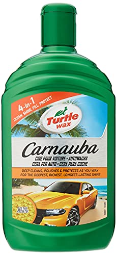 Turtle Wax FG7814 Cera Líquida de Carnauba, Escudo Protector Enriquecida y Limpiadora, 500 ml