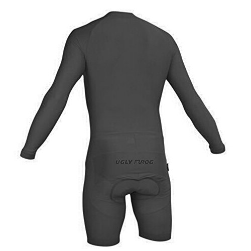 UGLY FROG Bike Wear De Manga Larga/Manga Corta Maillot+Piernas Cortas Ciclismo Hombre Equipos Una Gran Cantidad De Colores Skinsuit Siamés/Pieza única SKL11