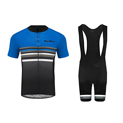 UGLY FROG Conjunto Ciclismo Verano Traje Bicicleta Hombre Maillot Corta+Culotes 3D Gel Equipos DTMX03F