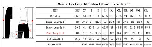 UGLY FROG Maillots Ciclismo para Hombre De Deportes Al Aire Libre Termal del Invierno De Manga Larga Camiseta + Long Bib Pant with Gel Pad de Bicicletas Bodies FAEDXHUNP01