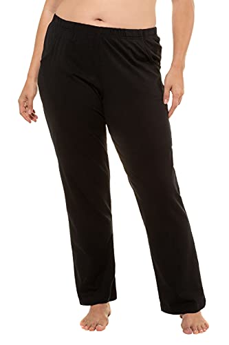 Ulla Popken Hose, Bootcut, Pantalones para Mujer, Negro (Schwarz 10), 62