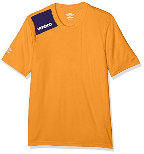 UMBRO Fight Jnr Camiseta de fútbol, niño, Naranja, 12 años