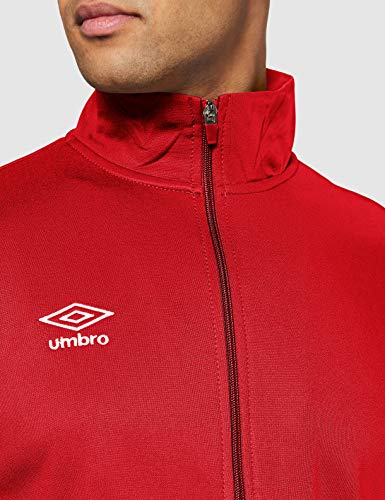 UMBRO Freedom Chaqueta, Hombre, Rojo, M