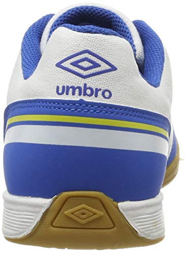 Umbro Futsal Street V, Zapatillas Hombre, Blanco (White/TW Royal/Electric Blue/Blazing Yellow Fnw), 42.5 EU