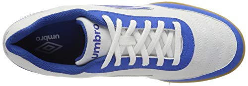 Umbro Futsal Street V, Zapatillas Hombre, Blanco (White/TW Royal/Electric Blue/Blazing Yellow Fnw), 42.5 EU