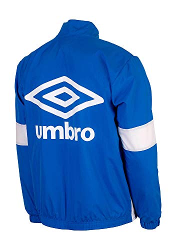 Umbro Panelled FZ Windbreaker Cortavientos, Azul, Blanco, M Unisex Adulto