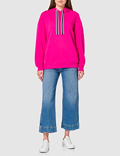 United Colors of Benetton Maglia C/CAPP. M/L 3bmre2271 Sudadera con Capucha, Fucsia 3l5, Mujer