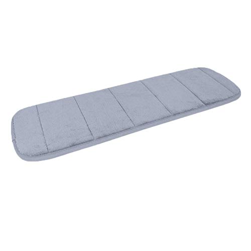 Upgraded Almohadilla para Codo de Muñeca de Ordenador, AUHOTA Muñeca Descanso Brazo Acolchado (Suave, Antideslizante), para Oficina Trabajo Juegos Menos Dolor de Codo(7,9 x 23,6 Pulgadas) (Gris)