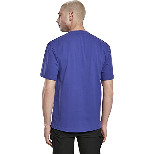 Urban Classics Basic Crew Neck Tall tee Camiseta, bluepurple, M para Hombre