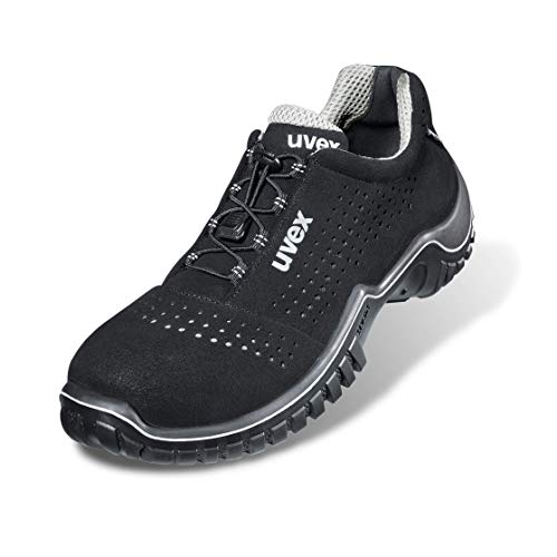 Uvex Motion Style - Zapato de Seguridad S1 SRC ESD - Negro, Talla:43