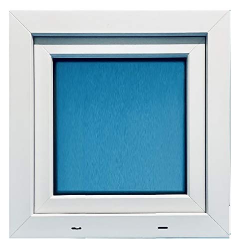 (V21M) Ventana Pvc 600x600 Derecha Oscilobatiente Practicable Mate