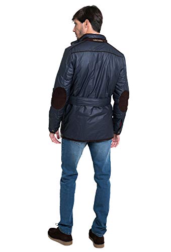 valecuatro Chaqueta Clasica de Invierno para Hombre, Abrigo Tipo Husky Encerado