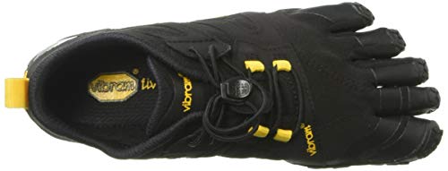 Vibram Fivefingers V 2.0, Zapatillas de Trail Running Mujer, Negro (Black/Yellow Black/Yellow), 40 EU