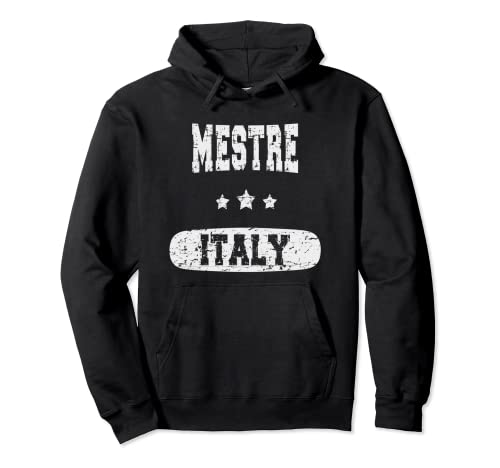 Vintage Mestre, Italia Sudadera con Capucha