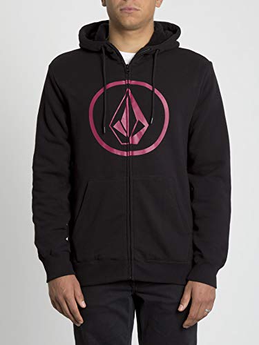 Volcom Stone Lined Zip Sudadera, Hombre, Black, M