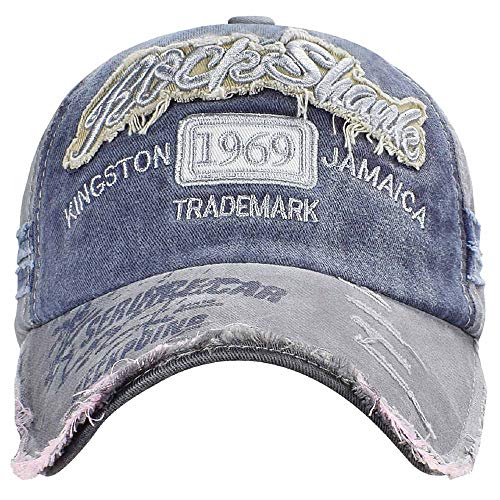 Voqeen Gorra de béisbol Vintage gastada Moda 1969 Gorra de béisbol de Visera para Hombre