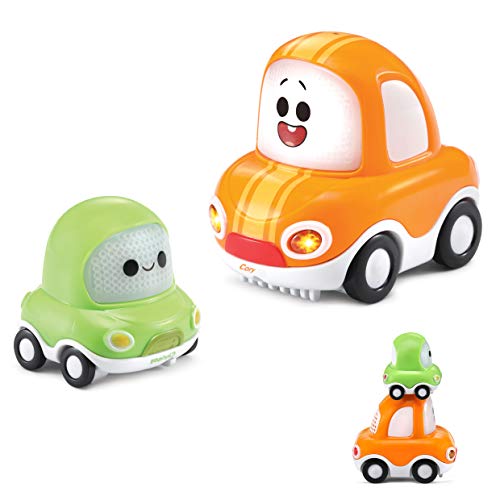 VTech Tut Cory y Chrissy Vehículo de Juguete, Color Naranja/Verde (3480-527622)