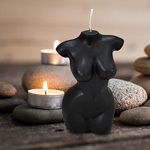 winnerurby Velas de aromaterapia de cuerpo desnudo femenina sexy humana femenina cuerpo funciona velas perfumadas para el hogar Ecoration hecho a mano para boda, blanco/negro velas