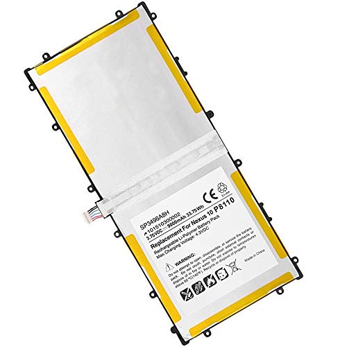 XITAIAN 9000mAh 3.75V SP3496A8H Repuesto Batería para Batterie pour Samsung Google Nexus 10 N10 Table PC GT-P8110 P8110 HA32ARB