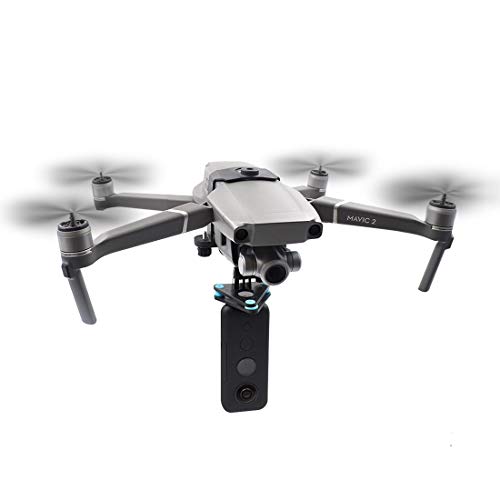 XUSUYUNCHUANG Cámara de Montaje Fijo Amortiguador Soporte Inferior for dji Mavic Pro 2 / Zoom/for Insta360 UNO X/for GoPro Accesorios avión no tripulado (Color : 1 Kit)