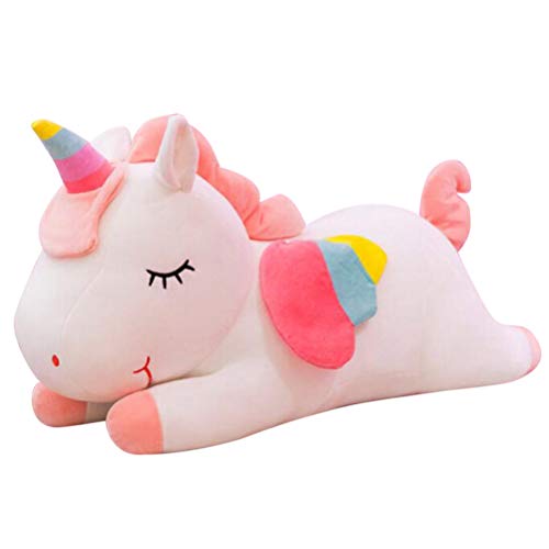 YIPUTONG Unicornio de Peluche 40 cm / 30 cm Unicornio acostado Juguete de Peluche Animal de Peluche para niños pequeños, Regalos de cumpleaños y Navidad para niñas