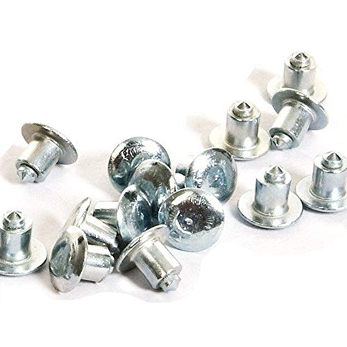 ZFX-NUTS, 100pcs Turno de neumáticos for tachuelas de moto de bicicleta de grasa for montaje en bicicleta de grasa Monte Neumático Neumático Partamentos planos Carburo Clous Plats de Pneus Neige